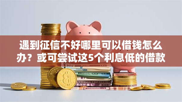 遇到征信不好哪里可以借钱怎么办?或可尝试这5个利息低的借款平台排名不分先后 遇到征信不好哪里可以借钱怎么办?或可尝试这5个利息低的借款平台排名不分先后